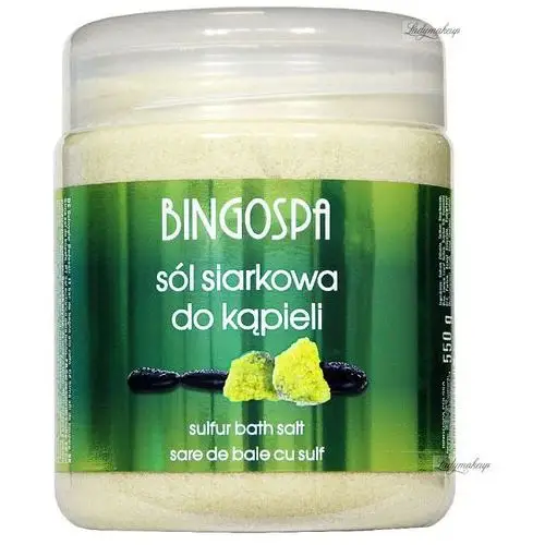 Bingospa - sulfur bath salt - sól siarkowa do kąpieli - 550 g