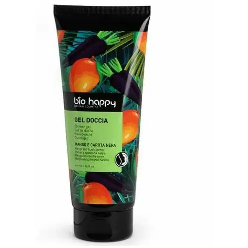 Żel pod prysznic mango i czarna marchew 200 ml lato Bio happy