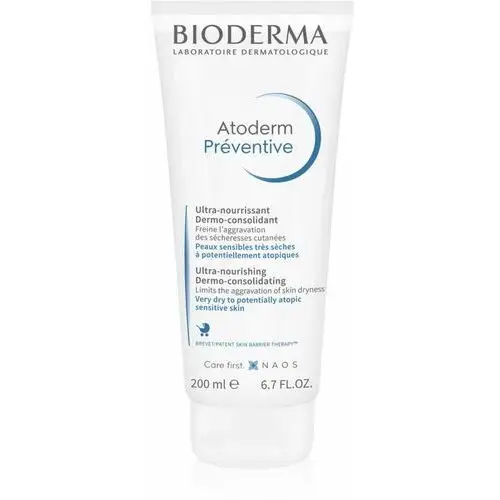 Bioderma Atoderm Préventive odżywczy krem do ciała przeciw wysuszeniu dziecięcej skóry 200 ml