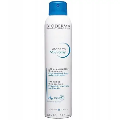 Bioderma Atoderm Sos Ultra łagodzący spray 200 ml