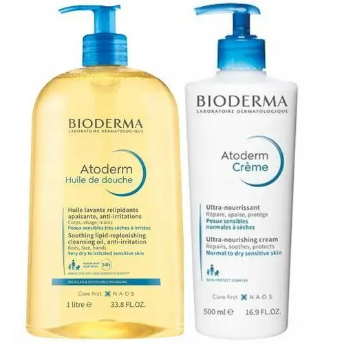 Bioderma Olejek Nawilżający Do Kąpieli 1L Krem Do Ciała Bioderma Ultra