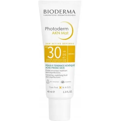 Bioderma Photoderm Akn Mat SPF30 krem matujący do twarzy Do Opalania 40 ml