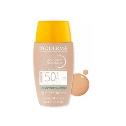 Bioderma Photoderm Nude Touch SPF50+ jasny, 40ml