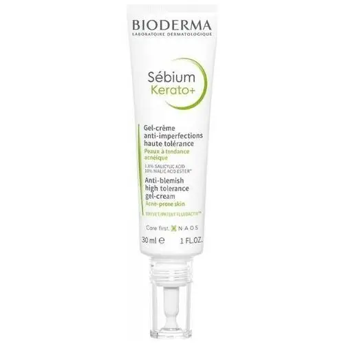 Bioderma sebium kerato+, żel-krem przeciwtrądzikowy, 30 ml