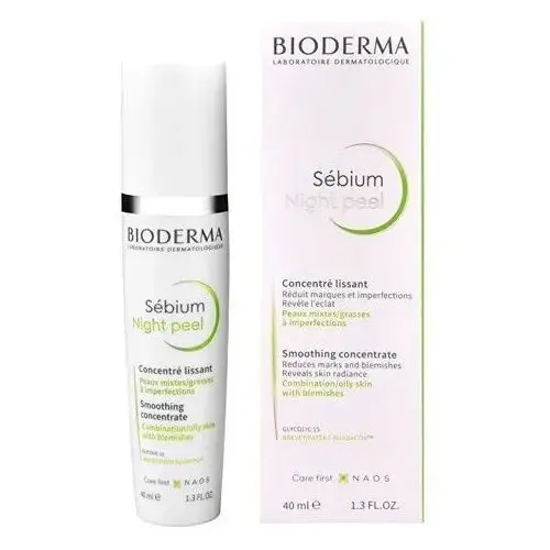 Bioderma Sebium Night Peel 40 ml peeling dermatologiczny na noc