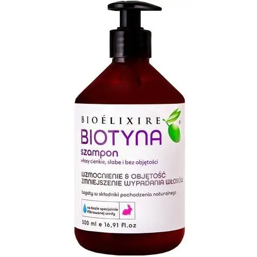 Bioelixire szampon biotyna 500ml