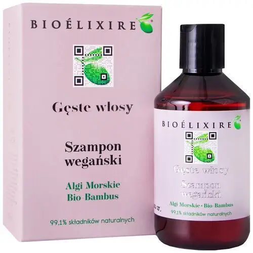 Szampon wegański do włosów osłabionych i zniszczonych 300 ml Bioelixire