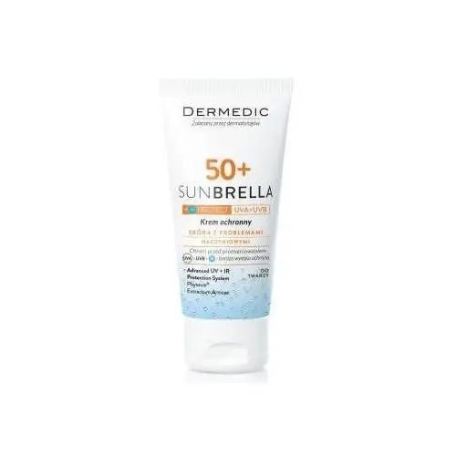 DERMEDIC Sunbrella Krem ochronny SPF50+ skóra z problemami naczyniowymi 50g