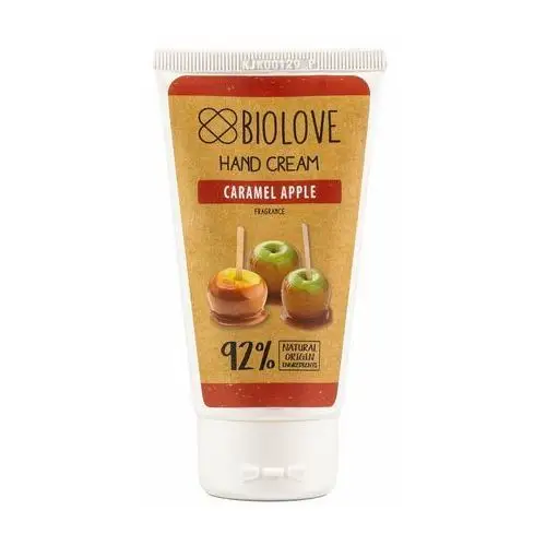 Krem do rąk o zapachu jabłka w karmelu Biolove Caramel Apple,25