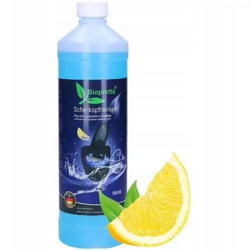 Biopretta 1l do wkładu Braun CCR3 płyn czyszczący do golarek maszynek lemon