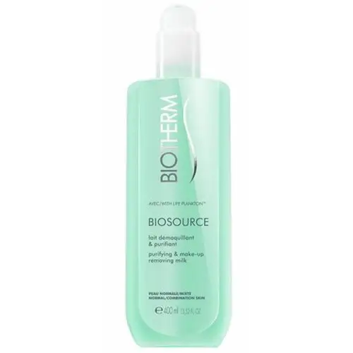 Biotherm Biosource Purifying & Make-Up Removing Milk For Normal/Combination Skin 400 ml