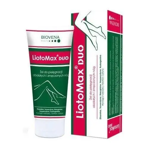 Biovena health Liotomax duo żel do pielęgnacji obolałych i zmęczonych nóg 100g