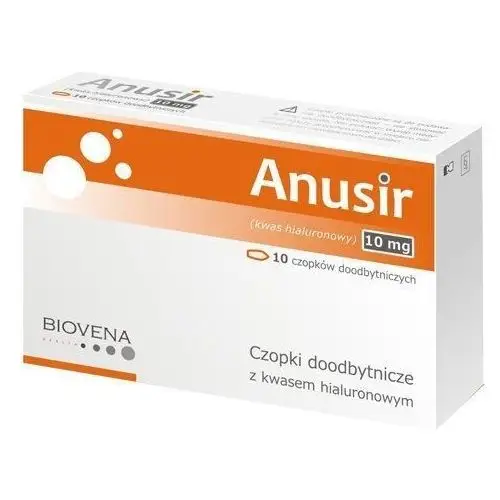 Anusir czopki x 10 sztuk Biovena pharma