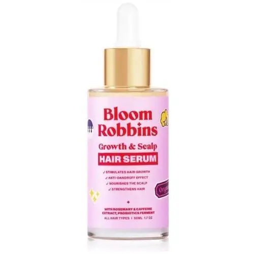 Bloom robbins growth & scalp hair serum serum na porost włosów z rozmarynem 50 ml