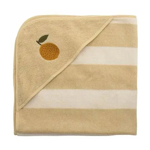 Bloomingville agnes ręcznik z kapturem 78x78 cm pomarańcza