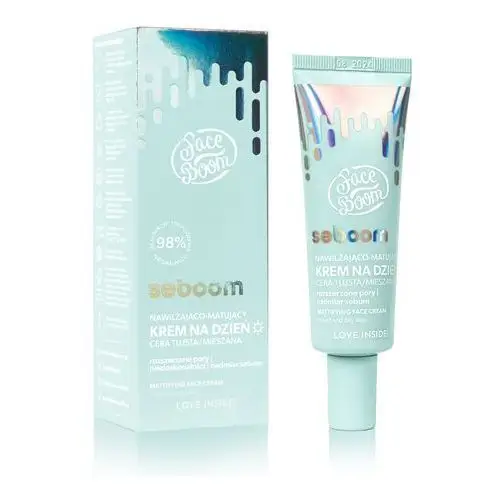 BodyBoom - FaceBoom - Seboom - Mattifying Face Cream - Nawilżająco-matujący krem na dzień - 50 ml