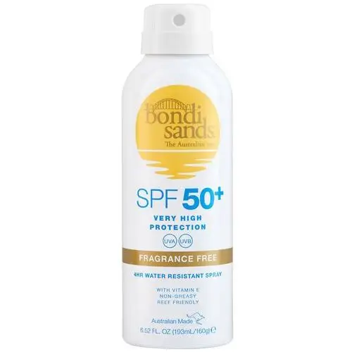 Spf 50+ fragrance free sunscreen spray (160 g) Bondi sands