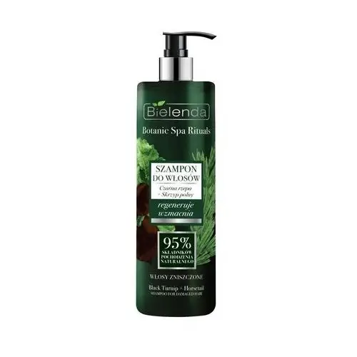 Botanic spa rituals czarna rzepa + skrzyp polny szampon do włosów zniszczonych 400 g Bielenda botanic spa rituals