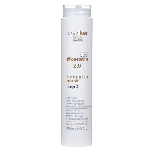 Maska do włosów po keratynowym prostowaniu 250 ml Braziker Post #Keratin 2.0