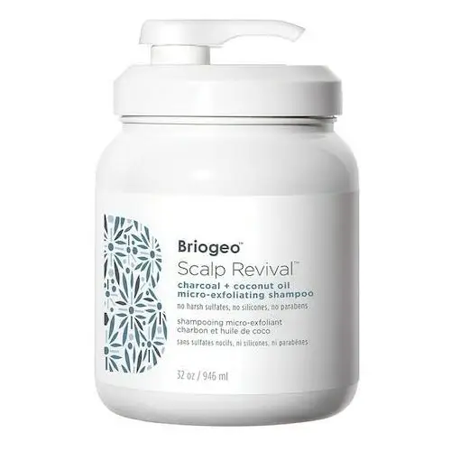 Scalp revival – szampon delikatnie złuszczający z węglem i olejem kokosowym Briogeo