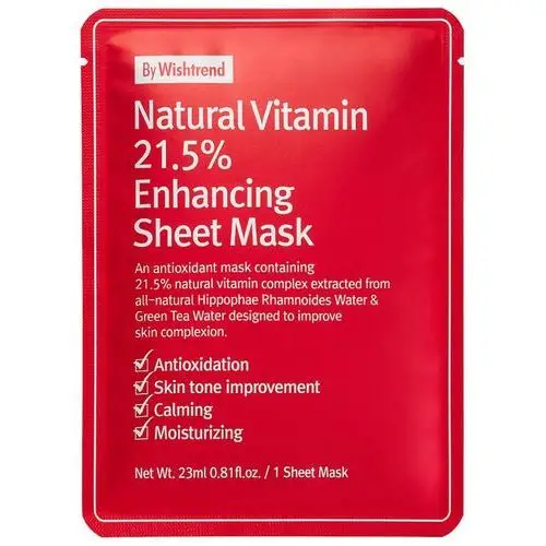 By Wishtrend Natural Vitamin 21.5% Enhancing Sheet (23ml)