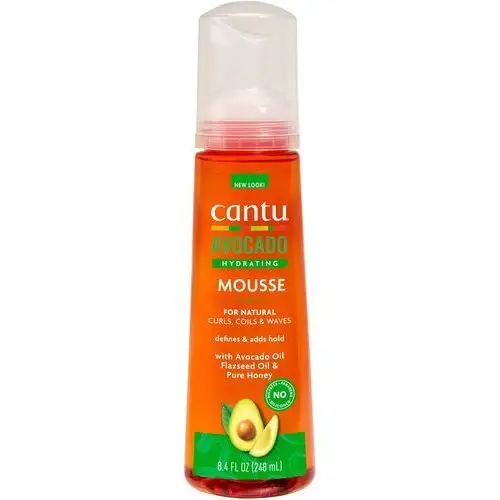 Cantu avocado hydrating mousse - nawilżająca pianka do włosów z awokado, 248ml