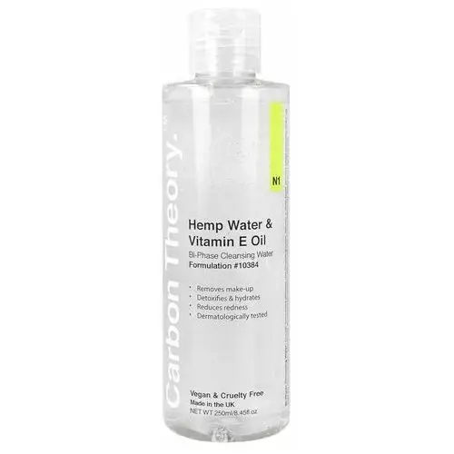 Carbon theory - bi phase cleansing water, 200ml - dwufazowy płyn do demakijażu