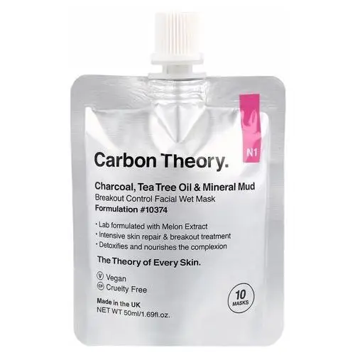 CARBON THEORY - Mud Mask, 50ml - Błotna maseczka z minerałami