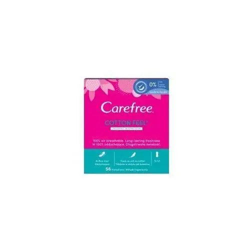 Carefree _cotton feel wkładki higieniczne nieperfumowane normal 56szt