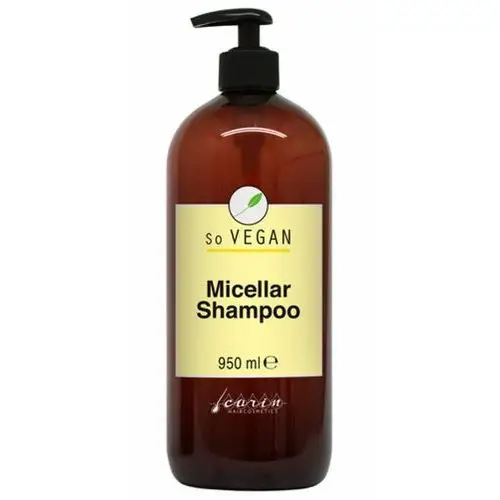 Haircosmetics so vegan micellar shampoo wegański szampon micelarny (950 ml) Carin