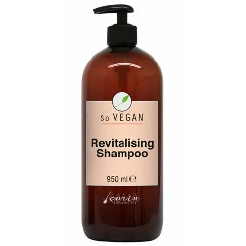 Carin haircosmetics so vegan revitalizing shampoo wegański szampon dla włosów suchych i zniszczonych (950 ml)