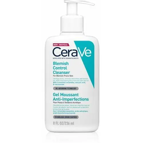 Cerave blemish control żel oczyszczający przeciw niedoskonałościom skóry trądzikowej 236 ml