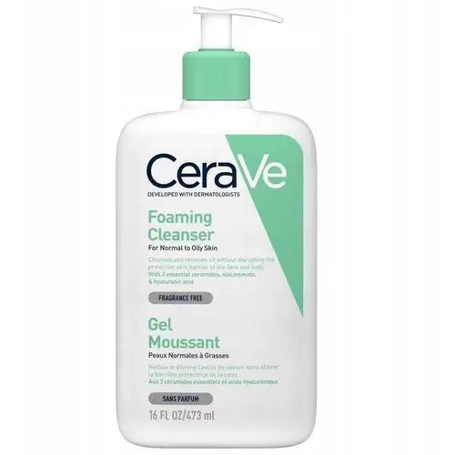 Cerave Foaming Cleanser Oczyszczający żel do mycia twarzy i ciała 473ml