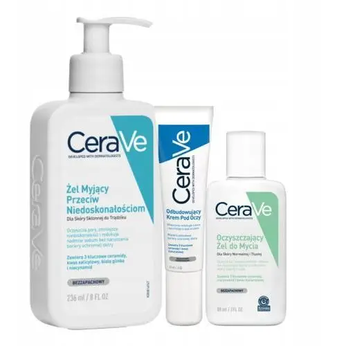 CeraVe Krem pod oczy 14g Żel Myjący 236 ml