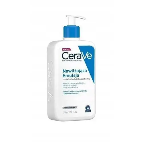 CeraVe, nawilżająca emulsja dla skóry suchej i bardzo suchej, 473 ml