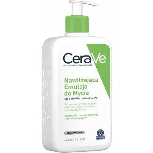 CeraVe Nawilżająca Emulsja: Do Mycia dla skóry normalnej: i suchej 473 ml