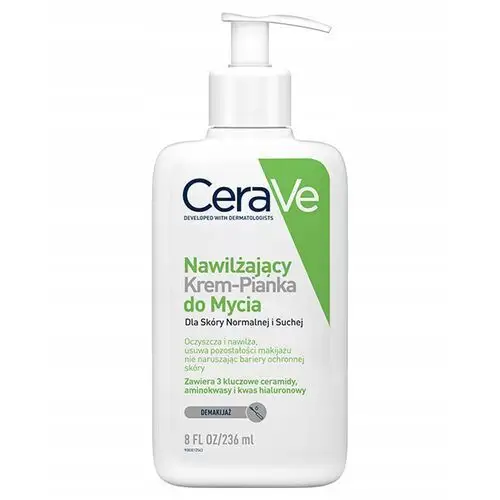 Cerave Nawilżający Krem-pianka do mycia dla skóry normalnej i suchej 473 ML