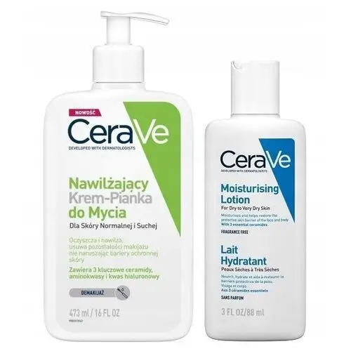 Cerave nawilżający Krem-pianka do Mycia do Skóry Normalnej i Suchej 473ml