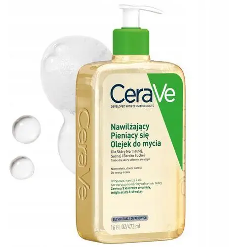 CeraVe Nawilżający Pieniący Olejek Do Mycia 473 ml