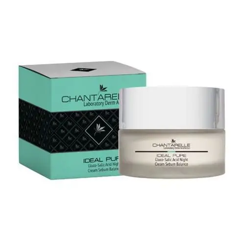 Chantarelle ideal pure gluco-salic acid night cream antybakteryjny krem na noc z kwasem bha-pha (cd1376) Chantarelle (detal)