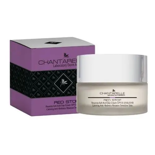 Chantarelle (detal) Chantarelle red stop sensitive rosacea aza acid day cream spf35 uva/uvb krem na dzień spf35 uva/uvb z kwasem azelainowym (cd1329)