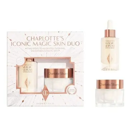 Charlotte's Iconic Magic Mini Skin Set- Zestaw serum i krem nawilżający