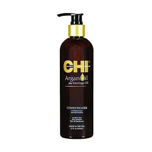 CHI Argan Oil Moringa, Odżywka regeneruje zniszczone i suche włosy 355ml