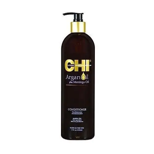 CHI Argan Oil Moringa, Odżywka wzmacniająca z olejkiem arganowym 739ml