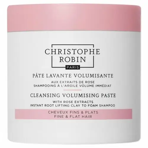 Christophe robin cleansing volumizing paste with pure rassoul clay and rose extracts (75ml)