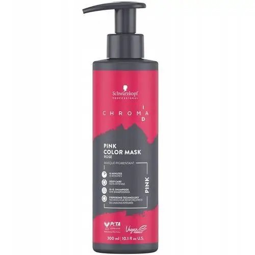 Chroma ID Schwarzkopf Maska Koloryzująca Pink 300ml kolor Różowy