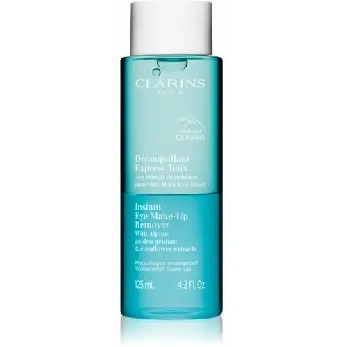 Clarins cleansing instant eye make-up remover dwufazowy płyn do demakijażu oczu do wrażliwych oczu 125 ml