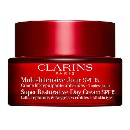 Clarins Super restorative - krem na dzień do każdego rodzaju skóry spf15