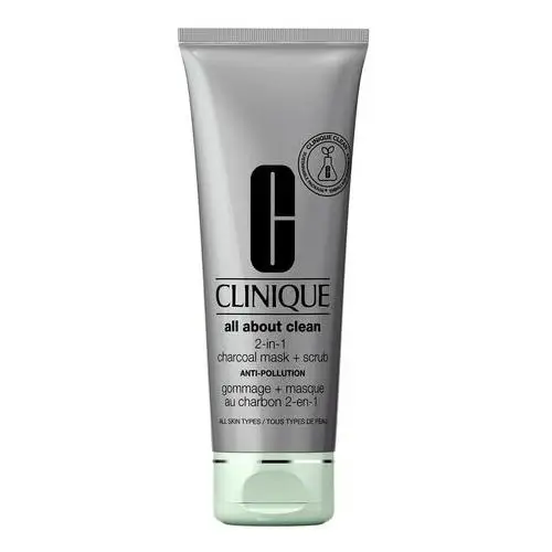Clinique All about clean 2-in-1 charcoal mask + scrub - maska oczyszczająca