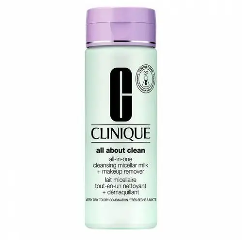Clinique all-in-one cleansing micellar milk + makeup remover skin type 1 & 2 (200ml)
